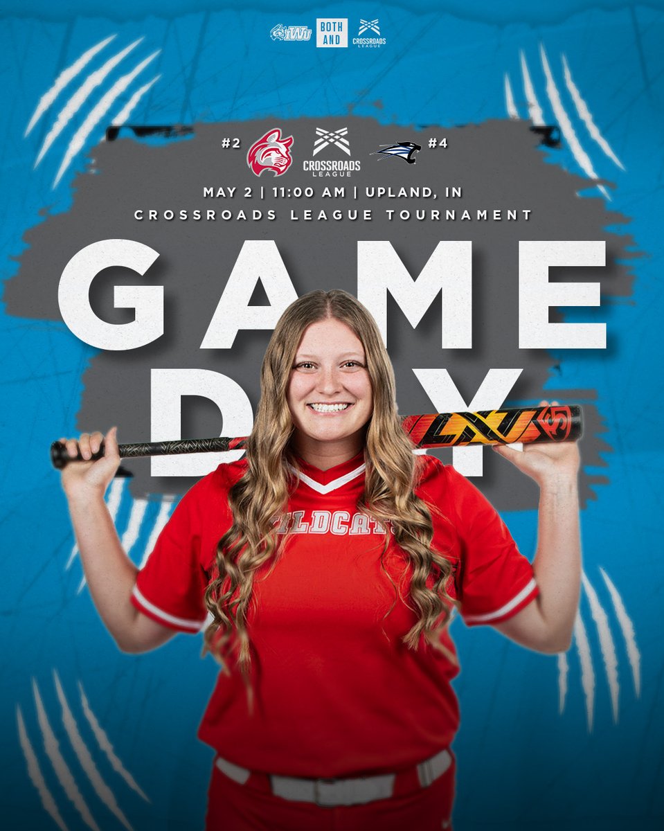 Indiana Wesleyan University Wildcats (@iwuwildcats) on Twitter photo π₯ GAME DAY π₯
<a href="/IndWesSoftball/">IWU Softball</a> continues its fight for the Crossroads Championship with a game against Saint Francis at 11:00 AM!
A win will force a rematch with Marian at 1:00 PM πΌ
π Saint Francis
β° 11:00 AM
π Upland, Ind. | Gudakunst Field
π Live stats and video are π₯ GAME DAY π₯
<a href="/IndWesSoftball/">IWU Softball</a> continues its fight for the Crossroads Championship with a game against Saint Francis at 11:00 AM!
A win will force a rematch with Marian at 1:00 PM πΌ
π Saint Francis
β° 11:00 AM
π Upland, Ind. | Gudakunst Field
π Live stats and video are