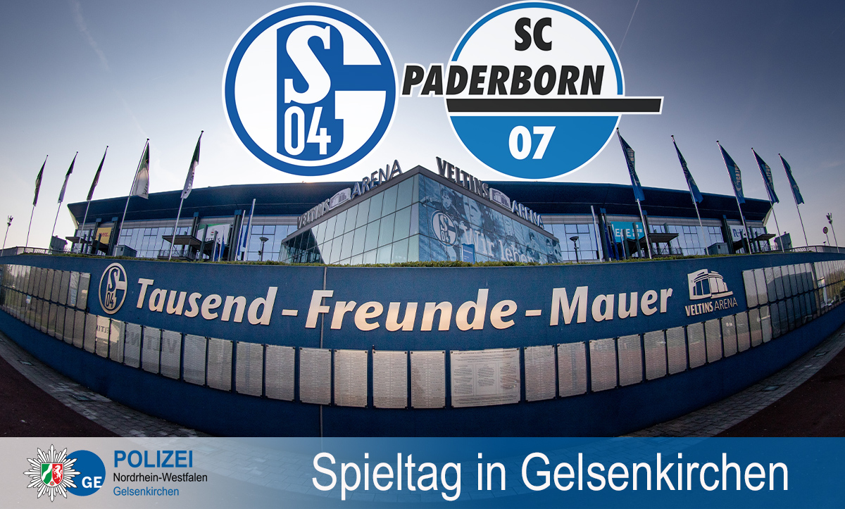 ⚽ ▶ Heute Abend trifft der FC Schalke 04 um 18:30 Uhr in der Arena auf den SC Paderborn 07.

Wir sind auch wieder mit von der Partie und begleiten das Spiel mit polizeilich Themen auf WhatsApp:
👉 whatsapp.com/channel/0029Va…

#S04SCP #S04 #Schalke #SCP07 #Polizei #Gelsenkirchen