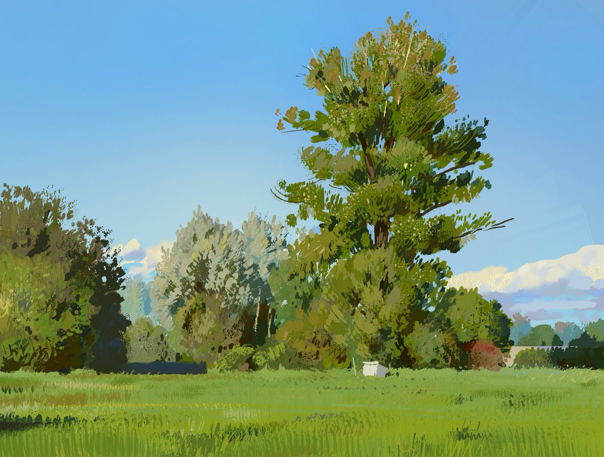 I love trees pt.5 

#Pleinairpril2025