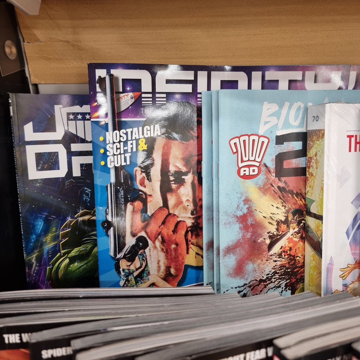 Yet again, the Prog is not in certain W.H. Smith's around the country!

Still on the shelves is Prog 2429, with Prog 2430 nowhere to be seen.

<a href="/Rebellion/">Rebellion</a> pay good money for shelf space to attract the casual eye and gain new readers, but other people in the chain let them down 😡