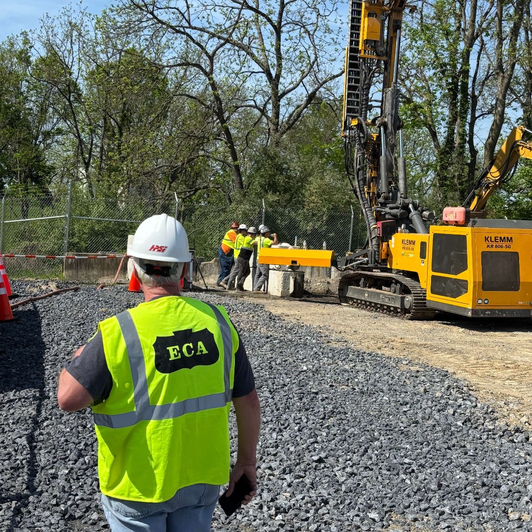 Burt Kerns and Mike Brown were proud to represent ECA this week at Keller North America's drill rig operator school in wonderful Woodstock, VA.
