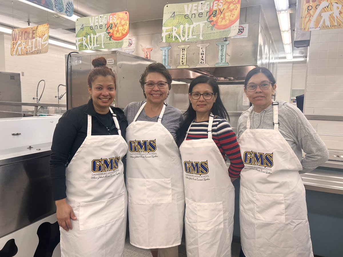 CBoston-Mayo (@mcpseducator) on Twitter photo Happy School Lunch Hero Day!!!
Our <a href="/GMSVikings/">Dr. Sofía Grant-Dewitt</a> are so grateful for providing us with a nutritious meal to our students and staff EVERYDAY. We hooked our catering staff up with some personalized GMS swag! Thank you all so much! Happy School Lunch Hero Day!!!
Our <a href="/GMSVikings/">Dr. Sofía Grant-Dewitt</a> are so grateful for providing us with a nutritious meal to our students and staff EVERYDAY. We hooked our catering staff up with some personalized GMS swag! Thank you all so much!