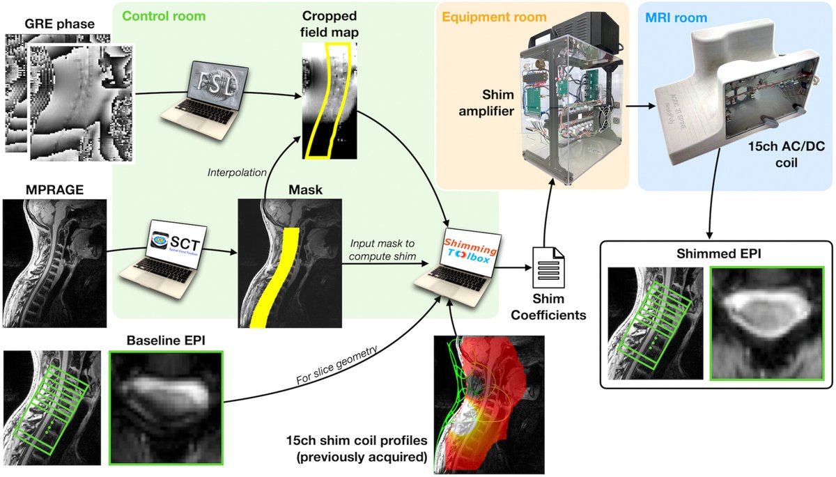 Julien Cohen-Adad (@jcohenadad) on Twitter photo Are you tired of getting signal dropout in your gradient echo EPI for spinal cord fMRI applications? Check out this new shimming study by Bréheret, D'Astous from <a href="/PolyNeuro/">NeuroPoly</a> and Ma, <a href="/Contrapunctus14/">Jason Stockmann</a> from <a href="/MGHMartinos/">MGH Martinos Center</a>
👉 doi.org/10.1002/mrm.30… Are you tired of getting signal dropout in your gradient echo EPI for spinal cord fMRI applications? Check out this new shimming study by Bréheret, D'Astous from <a href="/PolyNeuro/">NeuroPoly</a> and Ma, <a href="/Contrapunctus14/">Jason Stockmann</a> from <a href="/MGHMartinos/">MGH Martinos Center</a>
👉 doi.org/10.1002/mrm.30…