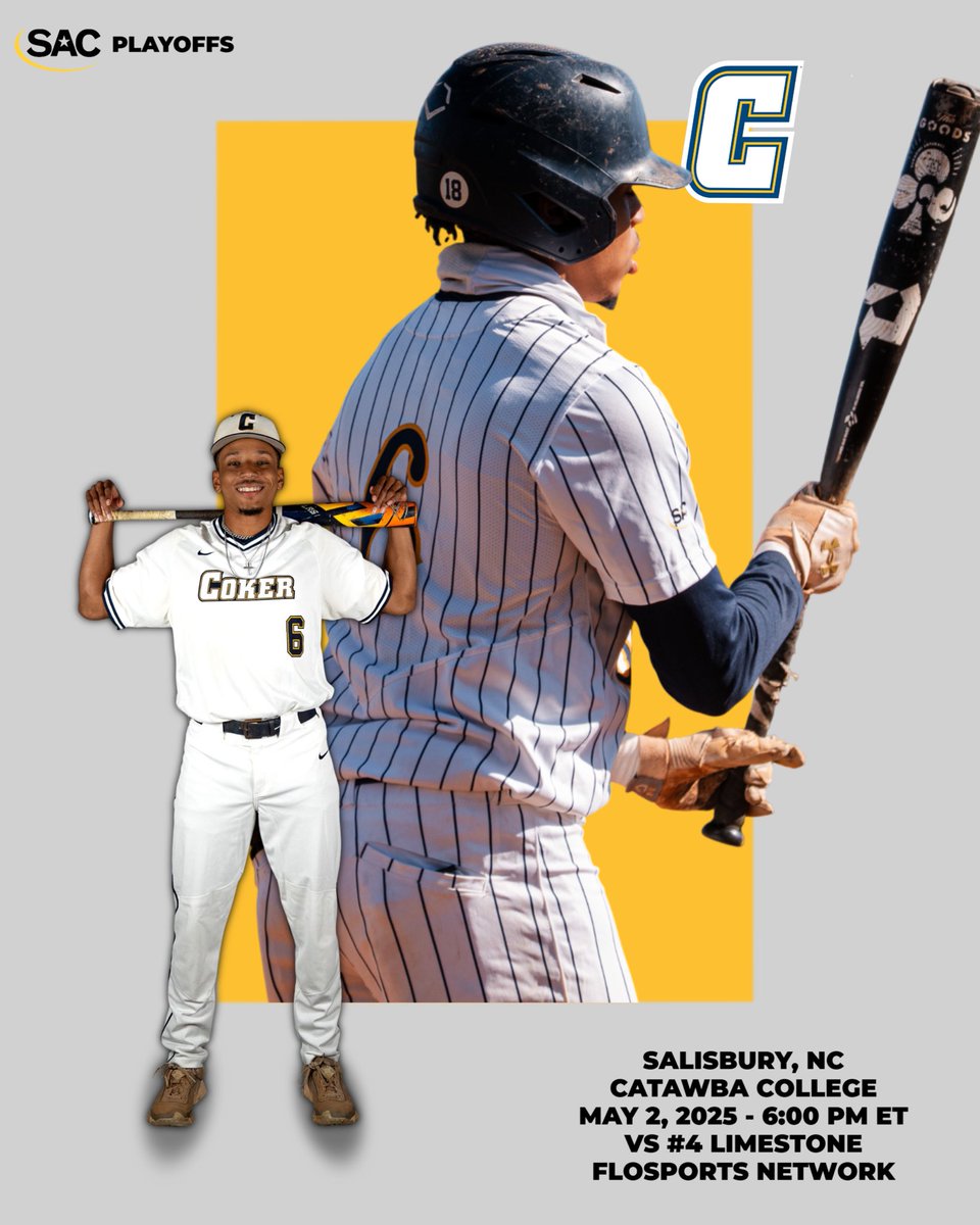 First round action @ Catawba against Limestone tonight!