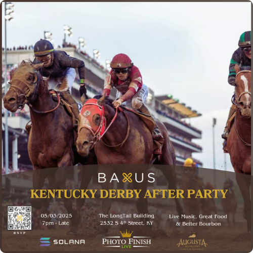 Live music, food, and bourbon—need we say more? 
Join us tomorrow for an unforgettable night.
Register here → lu.ma/leyn7weu
<a href="/BAXUSco/">BAXUS</a> <a href="/allmight_US/">ALLMIGHT</a> <a href="/solana/">Solana</a> <a href="/LongTailSpace/">The LongTail Building 🐎</a> #Louisville