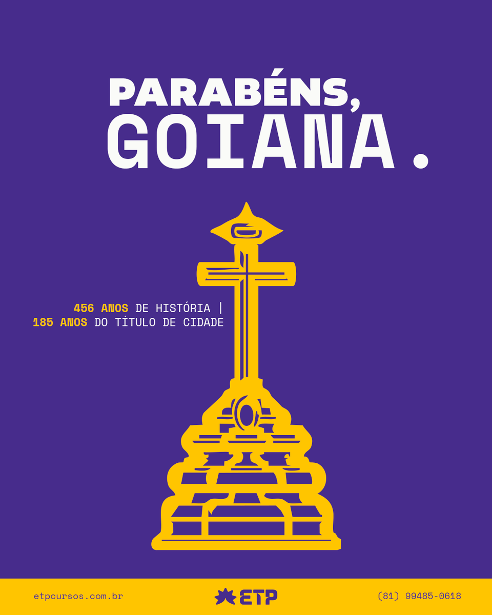 etpcursos's tweet photo. Aqui nós crescemos com a meta de oferecer formação profissional de qualidade para as oportunidades da nossa gente. 💪

Um berço de conquistas que temos orgulho de chamar de CASA. 🤩

Parabéns, Goiana! 💜

#etpcursos #cursostécnicos #famíliaetp #etp15anos #goianape https://t.co/qxH5cJe33w