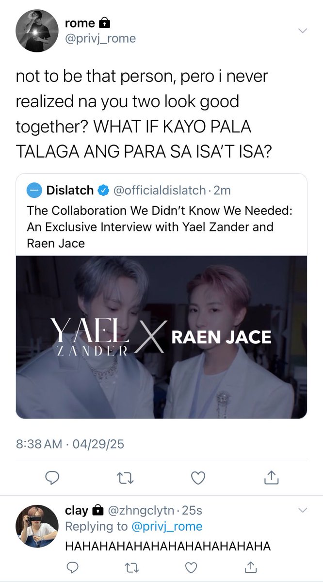 ficchen's tweet image. amid crossroads

— a #renyang au wherein exes-turned-top designers raen and yael cross paths again. years later, can you ever truly forget the one who helped stitch your dreams into life?