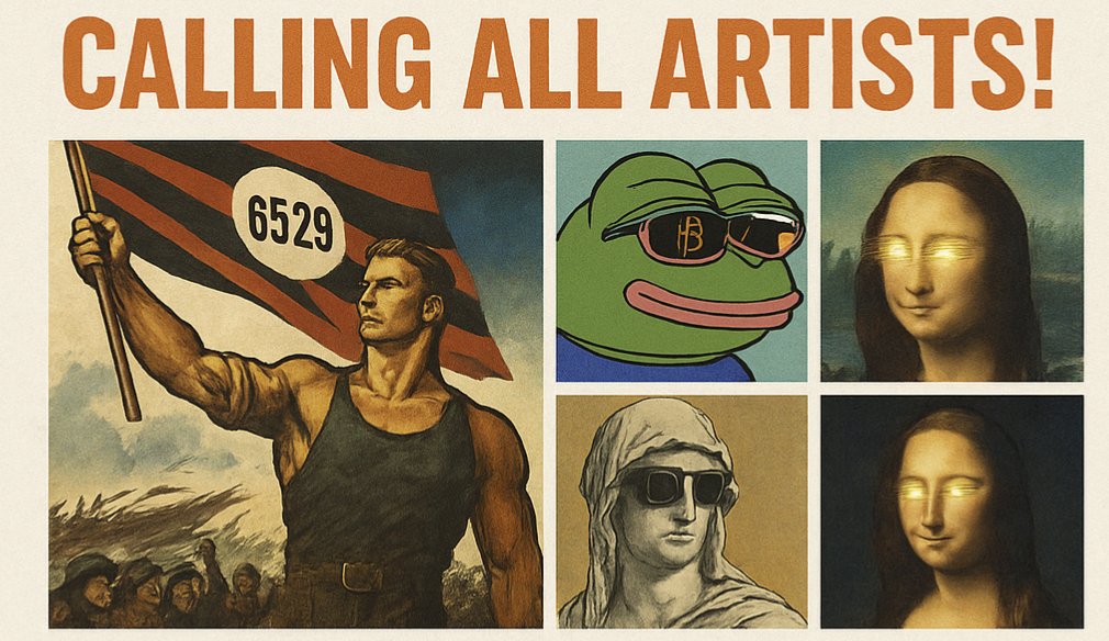 blocknoob ๐ฆ๐โ๐-๐ (@blocknoob_) on Twitter photo ๐จ Seize the Memes of Production
Calling All Artists!
Join the movement to spread the message of decentralization through art.
Submit your Meme Card to 6529 dot io and be part of a revolutionary <a href="/6529Collections/">6529 Collections</a> NFT collection.
How to Submit ๐ ๐จ Seize the Memes of Production
Calling All Artists!
Join the movement to spread the message of decentralization through art.
Submit your Meme Card to 6529 dot io and be part of a revolutionary <a href="/6529Collections/">6529 Collections</a> NFT collection.
How to Submit ๐