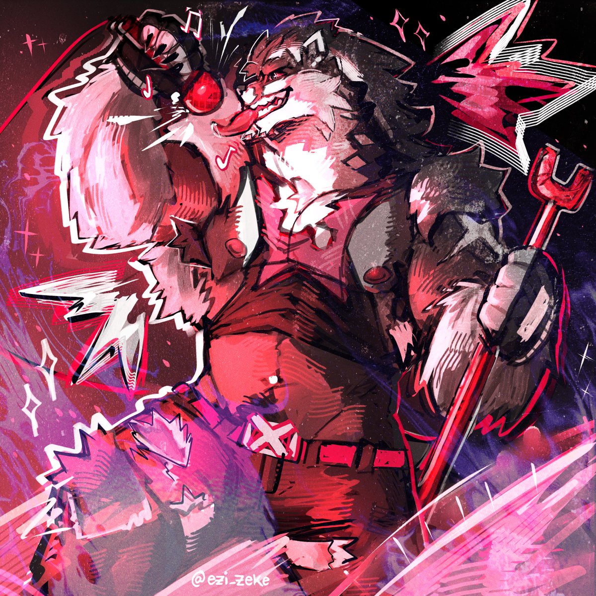 EziZekekiel's tweet photo. he wants to hear some noise!!🦝🎙️💥 https://t.co/rLRSKDldVr