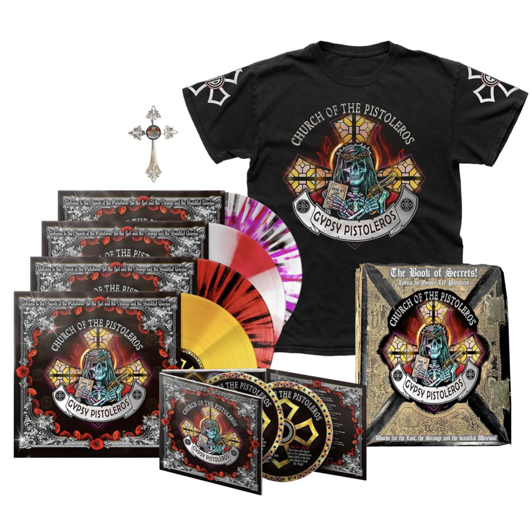 Earache Records ♠️ (@earacherecords) on Twitter photo Out now! <a href="/GPistoleros/">GYPSY PISTOLEROS</a>’ new album ‘Church of the Pistoleros’ is out today! Order your copy on stunning limited vinyl editions + more at earache.com/gypsypistoleros
“Admirably ambitious, Church of the Pistoleros is consistent, insistent and irresistible” - 7/10, Classic Rock Magazine Out now! <a href="/GPistoleros/">GYPSY PISTOLEROS</a>’ new album ‘Church of the Pistoleros’ is out today! Order your copy on stunning limited vinyl editions + more at earache.com/gypsypistoleros
“Admirably ambitious, Church of the Pistoleros is consistent, insistent and irresistible” - 7/10, Classic Rock Magazine
