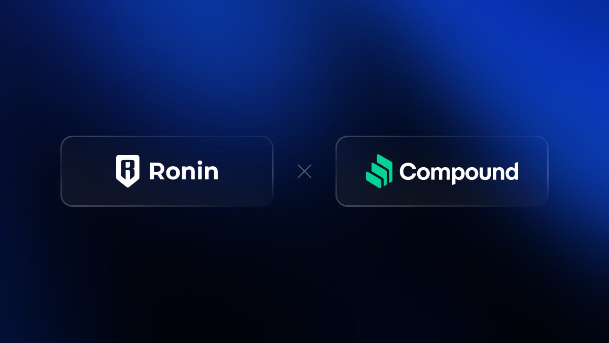 What is @compoundfinance? • Borrow and Lend crypto on Ronin • Earn interest  and unlock liquidity • Receive cTokens Learn more in the Ronin Wiki 👇 🔗 :