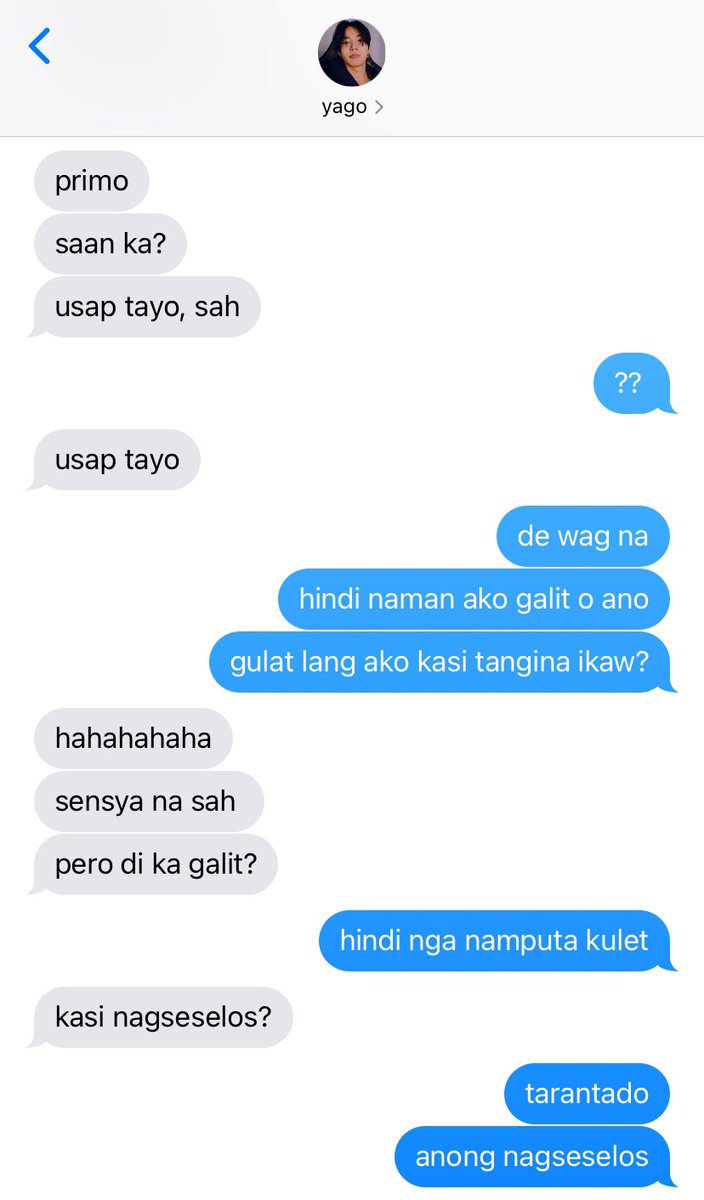 seikpsh's tweet photo. primo and yago’s conversation https://t.co/WbZPyBzkOh
