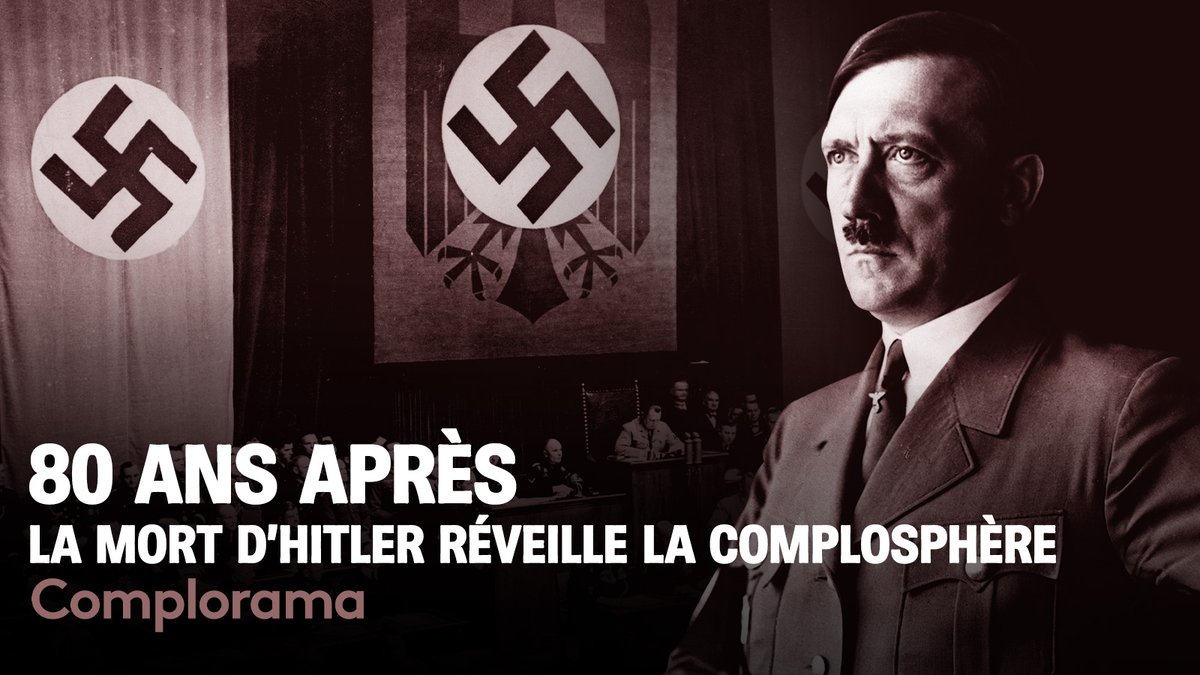 Pauline Pennanec'h (@plnpnnh) on Twitter photo 80 ans après sa mort, le complotisme autour d'Adolf Hitler persiste : survie en Argentine, fausses généalogies... Des récits servant une "normalisation inquiétante de la réécriture de l'histoire".
Le dernier <a href="/complorama/">Complorama</a> avec <a href="/tristanmf/">Tristan Mendès France</a> et <a href="/RReichstadt/">Rudy Reichstadt 🎗️</a> 👇
radiofrance.fr/franceinfo/pod… 80 ans après sa mort, le complotisme autour d'Adolf Hitler persiste : survie en Argentine, fausses généalogies... Des récits servant une "normalisation inquiétante de la réécriture de l'histoire".
Le dernier <a href="/complorama/">Complorama</a> avec <a href="/tristanmf/">Tristan Mendès France</a> et <a href="/RReichstadt/">Rudy Reichstadt 🎗️</a> 👇
radiofrance.fr/franceinfo/pod…