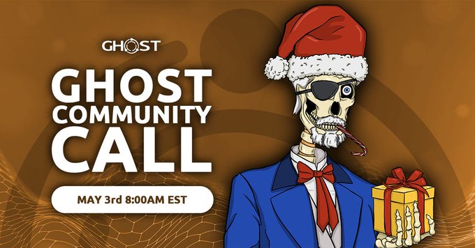 🚀 GHOST Community Call - Q2 2025!

📅 MAY 3 | 🕗 8AM EST
🔗 Join live: https://ghostchain.io/call

• TestNet 3.1 deep dive
• Product roadmap & tokenomics
• Bring friends - become node runners!

👻 Q&A like a true OG ghostie
😎 Non-members welcome! #DeFi #NodeOperators