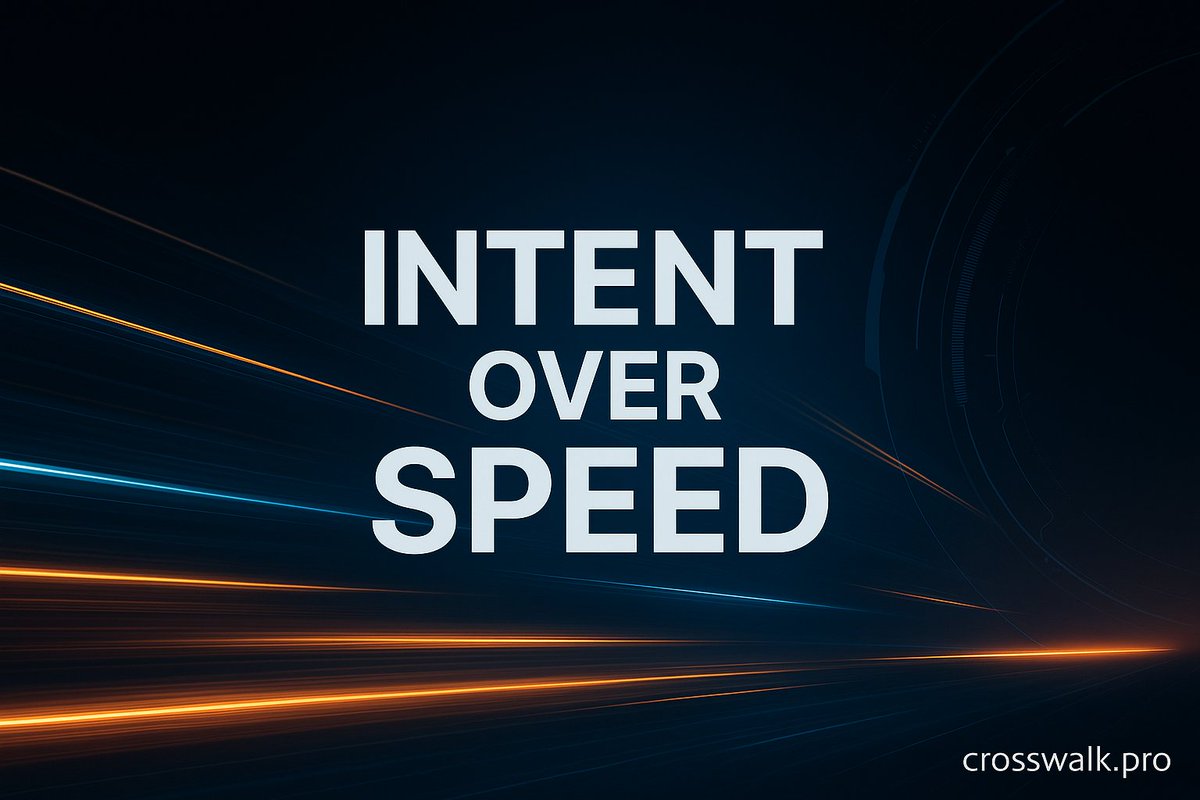CrosswalkDEx's tweet photo. Everyone talks speed.  
Few ask *where it’s going*.

C⁸WARP doesn’t just swap.  
It sequences.

That’s the difference between activity... and intent.

#CrosswalkDEx #C8WARP #QuantumRouting https://t.co/JZwzRU65RQ
