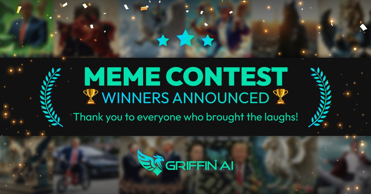 Griffin_AI's tweet image. 🎉 MEME CONTEST WINNERS 🏆

🔥 Huge congrats to our 10 winners — each earning 5,000 XP!
🪂 Check your DMs so we can drop your rewards! 

@lyanna022224 @NVS00000 @AkaBalez @DeezGaming2 @ItsHashTV @SwapnilyM @stakeholder_usa @subhash60663491 @discord_pa93923 @princekeks25

🥊 You…