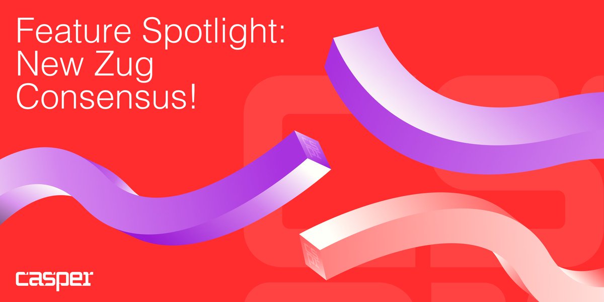 Casper 2.0 Feature Spotlight: New Zug Consensus!

Casper’s Zug Consensus brings a more streamlined and efficient consensus. 

⚡ Shorter block times

💪 Larger validator set

🔒 Simplified design

Read our Zug Consensus blog 👉 casper.network/news/zug-conse…

🗓️Casper 2.0 Livestream