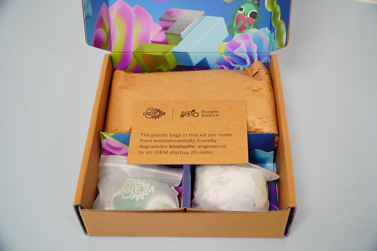 iGEM Headquarters (@igem) on Twitter photo We're proud to share that <a href="/Bluepha/">Bluepha</a>, an iGEM startup, is supporting the 2025 iGEM Distribution Kits with biodegradable bags made from their eco-friendly PHA bioplastic.
Thank you, Bluepha, for helping make synthetic biology a little greener đź’š
technology.igem.org/distribution/h…
#iGEM2025 We're proud to share that <a href="/Bluepha/">Bluepha</a>, an iGEM startup, is supporting the 2025 iGEM Distribution Kits with biodegradable bags made from their eco-friendly PHA bioplastic.
Thank you, Bluepha, for helping make synthetic biology a little greener đź’š
technology.igem.org/distribution/h…
#iGEM2025