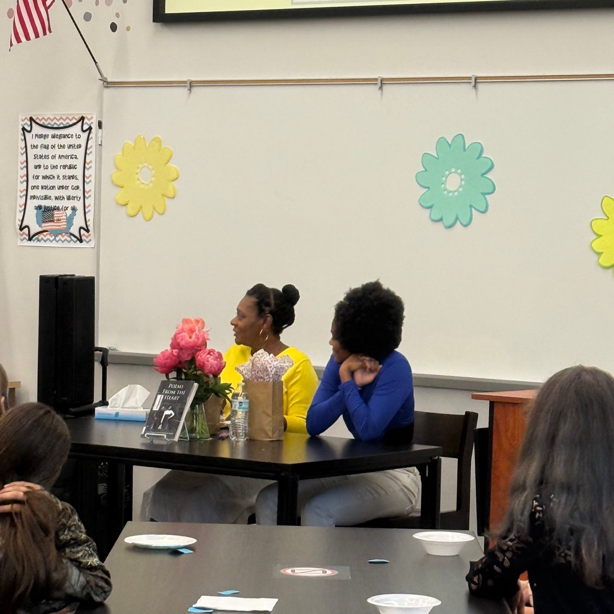 We are honored to celebrate Iryah Banks, an 8th grader at WMS, and her grandmother, Ms. Jackie Payton—our talented guest authors of Poems from the Heart ✍️❤️ Their words inspire, connect, and uplift. Thank you for sharing your gift with us!
#WMSwarhawks #successCSISD 📚✨