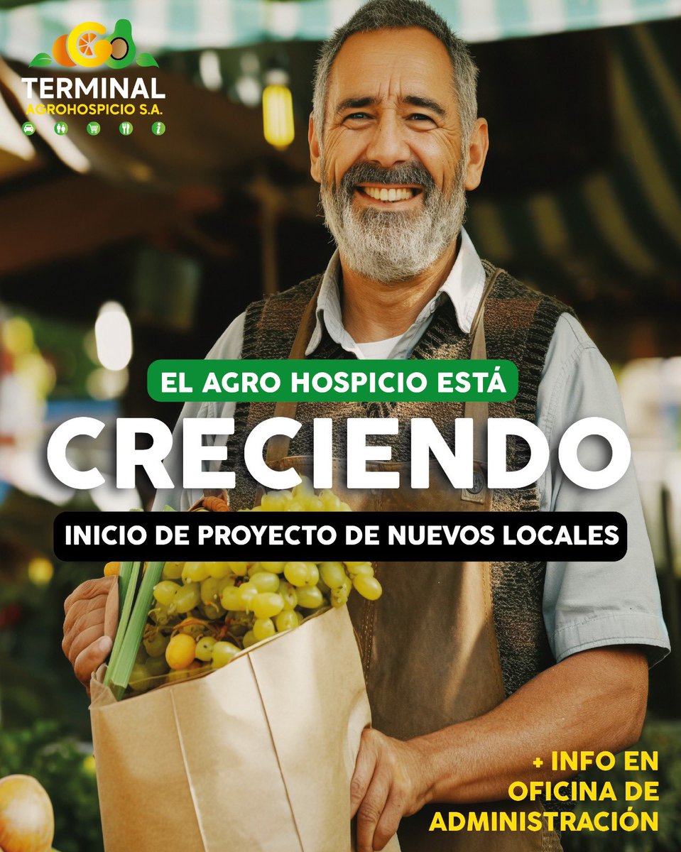 🚧🌱 ¡El Agro Hospicio está creciendo! 🛒✨

Cada día somos más. Más locales, más productos, más emprendedores, más vida. 💪
Nos estamos renovando para entregarte una mejor experiencia, con espacios más cómodos, mayor variedad y ese ambiente único que solo encuentras aquí. ❤️