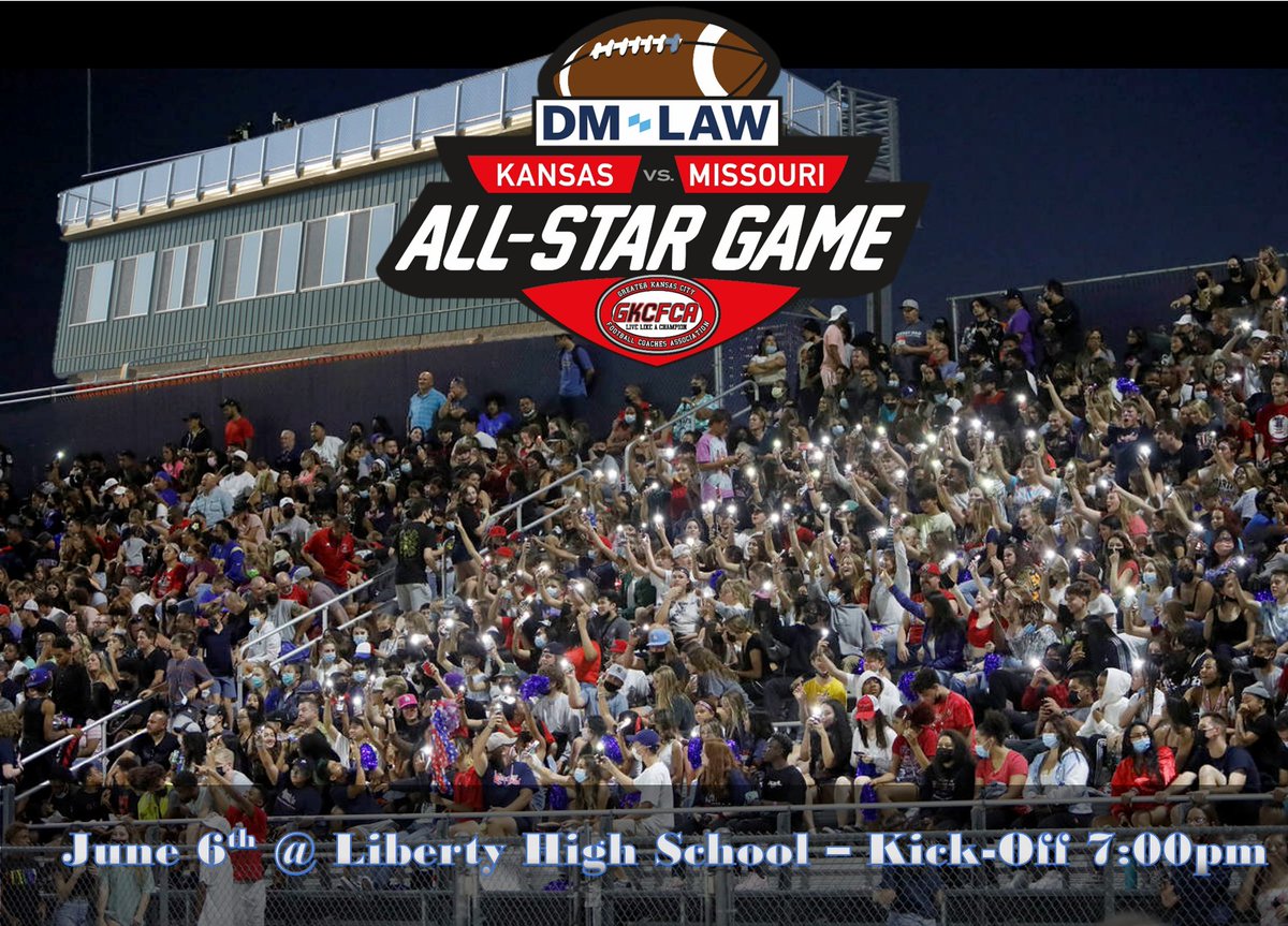 Get your tickets to the DM LAW KS vs. MO All-Star game here! Only $10 to watch the best in the metro representing their schools one last time! #BorderWarKC 
tickets: gkcfca.org/all-star