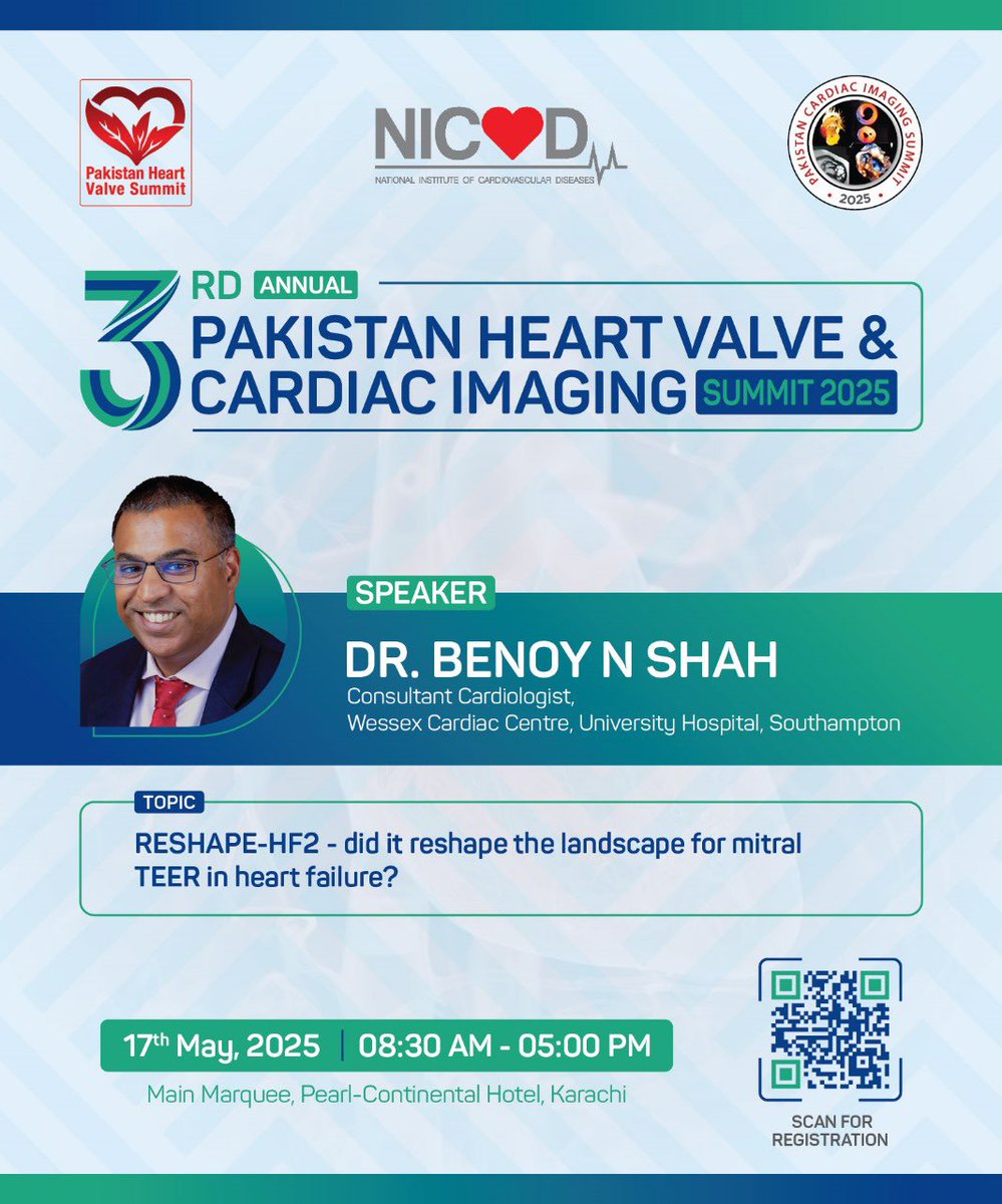 Sabha Bhatti MD (@sabhabhatti) on Twitter photo Excited to announce that <a href="/dr_benoy_n_shah/">Benoy Shah MD</a> past president of <a href="/BrHeartValveSoc/">BHVS</a> will be speaking again at #3rdPHVCIS2025 ๐ #teer
<a href="/NicvdImaging/">NICVDImagingFellowship</a> <a href="/nicvd_karachi/">NICVD</a> <a href="/ahakeem143/">Abdul Hakeem MD</a> <a href="/iamritu/">Ritu Thamman MD</a> <a href="/OKhaliqueMD/">Omar Khalique</a> <a href="/BashirHanif1/">Bashir Hanif</a> <a href="/NMerke/">Nicolas Merke</a> <a href="/CASivaram1/">Chittur Sivaram</a> <a href="/Hragy/">Hany Ragy</a>
Do not miss the registration deadline! Excited to announce that <a href="/dr_benoy_n_shah/">Benoy Shah MD</a> past president of <a href="/BrHeartValveSoc/">BHVS</a> will be speaking again at #3rdPHVCIS2025 ๐ #teer
<a href="/NicvdImaging/">NICVDImagingFellowship</a> <a href="/nicvd_karachi/">NICVD</a> <a href="/ahakeem143/">Abdul Hakeem MD</a> <a href="/iamritu/">Ritu Thamman MD</a> <a href="/OKhaliqueMD/">Omar Khalique</a> <a href="/BashirHanif1/">Bashir Hanif</a> <a href="/NMerke/">Nicolas Merke</a> <a href="/CASivaram1/">Chittur Sivaram</a> <a href="/Hragy/">Hany Ragy</a>
Do not miss the registration deadline!