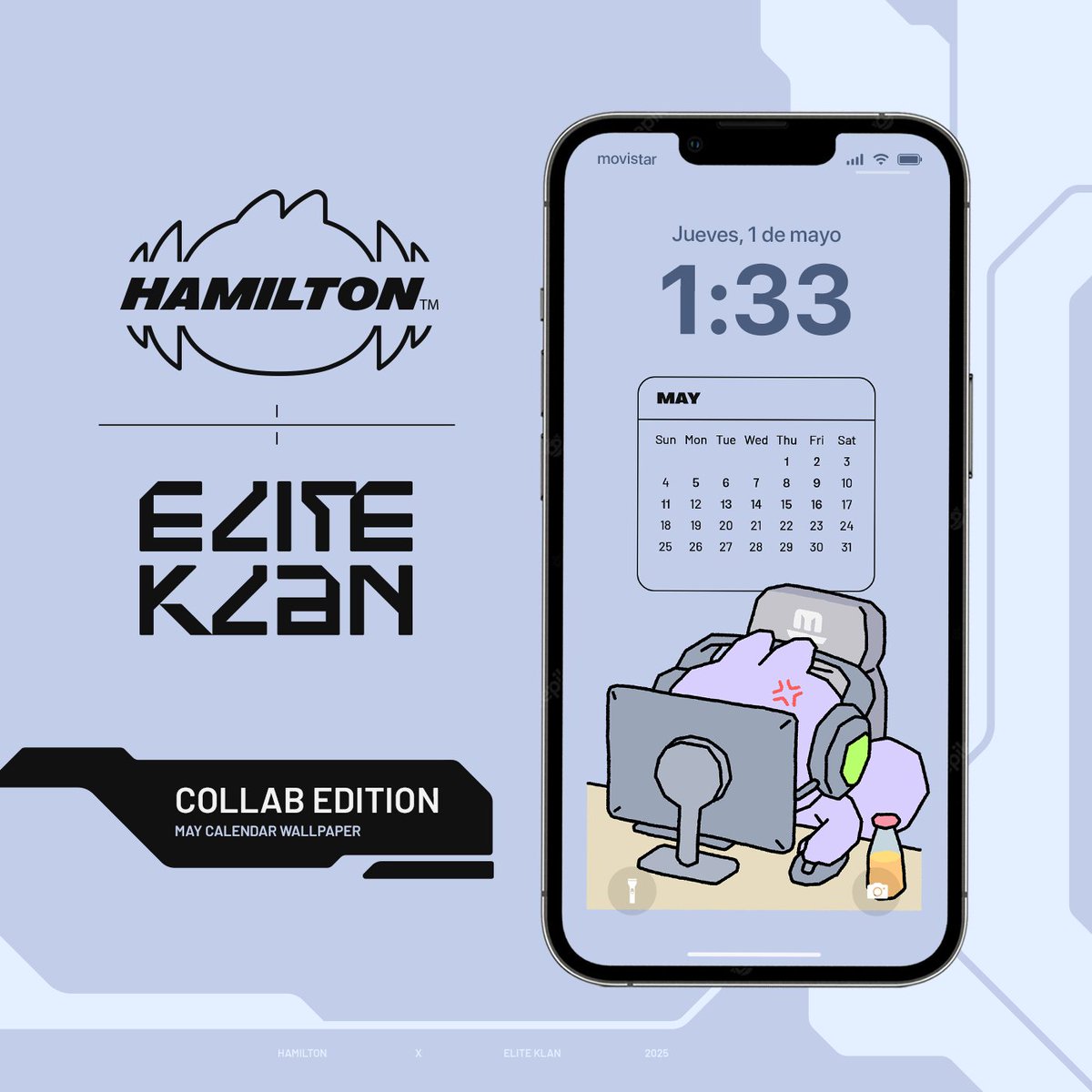 I'm soo very glad to share a first glimpse of the collab work we've been doing between my lil boy Hamilton and Swedish Esports gang <a href="/eliteklangg/">Elite Klan CSKeisari</a> 

We basically realized we could do many dope stuff together and share them with gaming and Esports fans alike.

So this month's phone