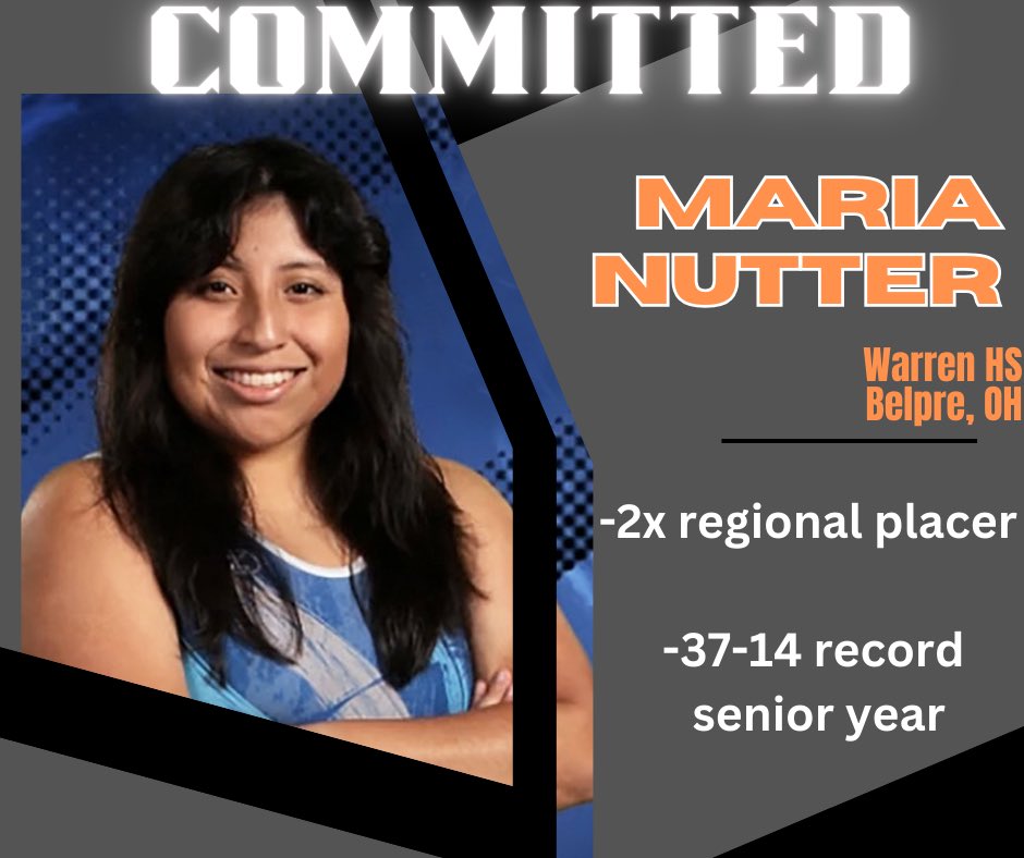 Lourdes University Women’s Wrestling (@luwwgraywolves) on Twitter photo 🚨Signing Alert🚨Gray Wolf Nation would love to welcome Maria Nutter to the Wolfpack! Maria, who was a 2024 graduate of Warren HS, is coming to Lourdes from Belpre, OH. #graywolfnation #wolfpack🐺 #pawsup <a href="/maria/">Maria Höfl-Riesch</a>._.nut_ 🚨Signing Alert🚨Gray Wolf Nation would love to welcome Maria Nutter to the Wolfpack! Maria, who was a 2024 graduate of Warren HS, is coming to Lourdes from Belpre, OH. #graywolfnation #wolfpack🐺 #pawsup <a href="/maria/">Maria Höfl-Riesch</a>._.nut_