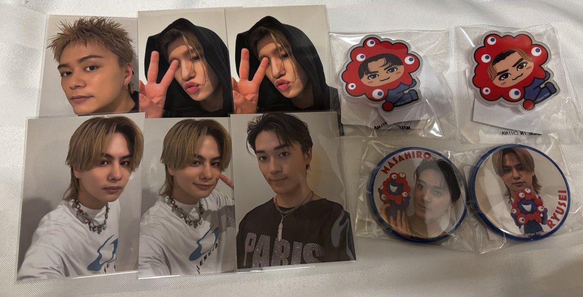 EXPO 2025 LDH DAY 大阪・関西万博 トラステ カプセル EXILE B HAPPY BALLISTIK BOYZ BBZ バリ 交換 FANTASTICS

【求】加納嘉将 八木勇征 木村慧人(過去物検討)

【譲】日髙竜太 海沼流星 砂田将宏

明日5/3びーはぴにて交換可能な方ご連絡お願いします🙇🏻‍♀️