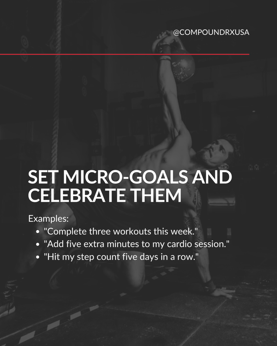 CompoundRxUSA's tweet photo. Discipline > Motivation. Tag your accountability buddy 💪

**This content is for informational purposes only and is not intended as medical advice. Please consult a licensed healthcare provider before making changes to your health regimen. https://t.co/E4UsPRdsOh