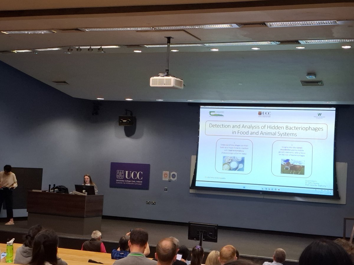 Mahony Lab (@jennifermahony7) on Twitter photo Great presentation by Giulia Amore Bonapasta whose PhD is focused on the application of HiC sequencing to define phage host relationships in Food and rumen microbiomes. <a href="/UccMicrobiology/">Microbiology UCC</a> postgraduate Roadshow organised by <a href="/PaulineDScanlan/">Pauline Scanlan</a> and our graduate studies committee. Great presentation by Giulia Amore Bonapasta whose PhD is focused on the application of HiC sequencing to define phage host relationships in Food and rumen microbiomes. <a href="/UccMicrobiology/">Microbiology UCC</a> postgraduate Roadshow organised by <a href="/PaulineDScanlan/">Pauline Scanlan</a> and our graduate studies committee.