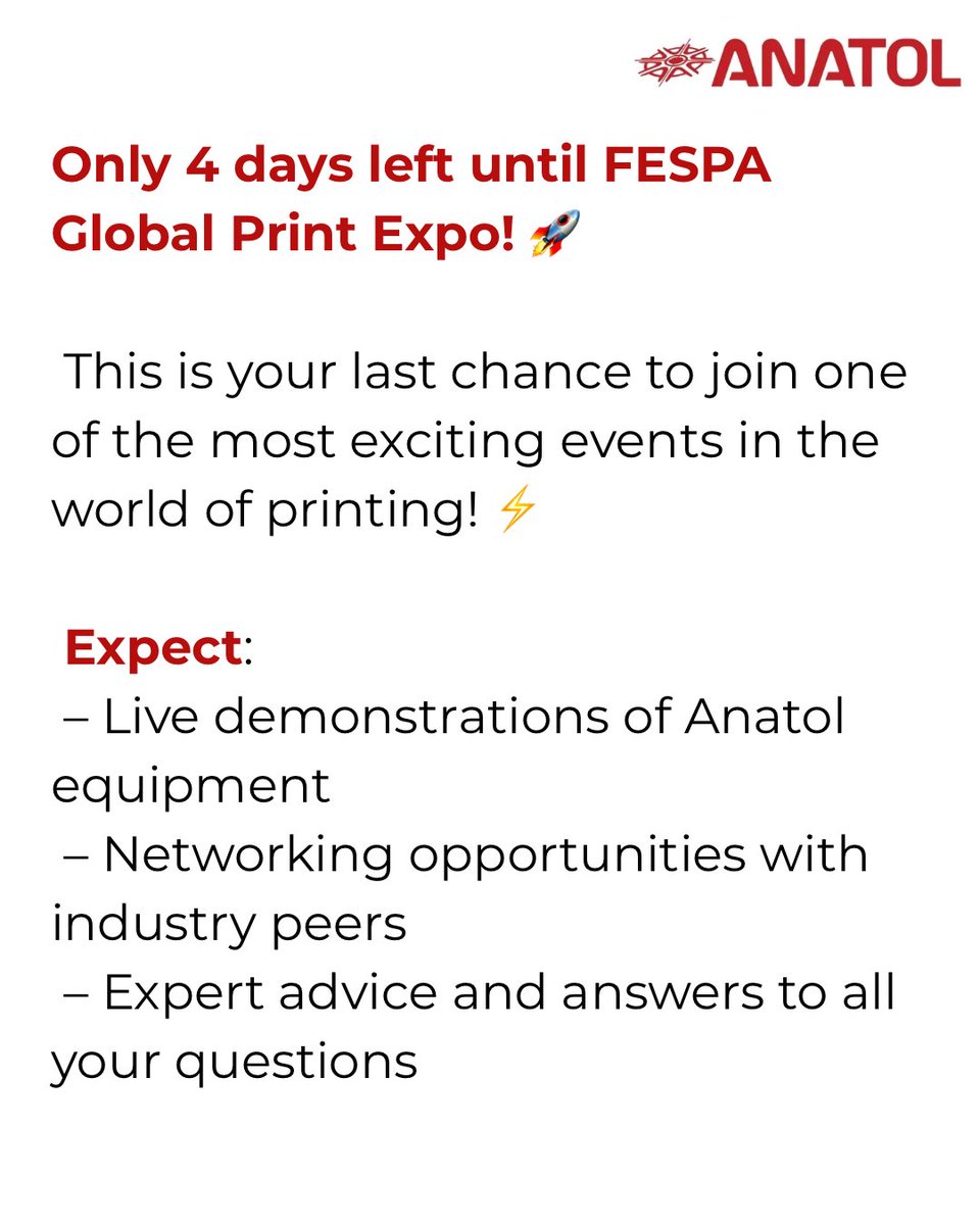 Don't miss the chance — register using the link: anatol.com/events-board/  and see you at the exhibition!