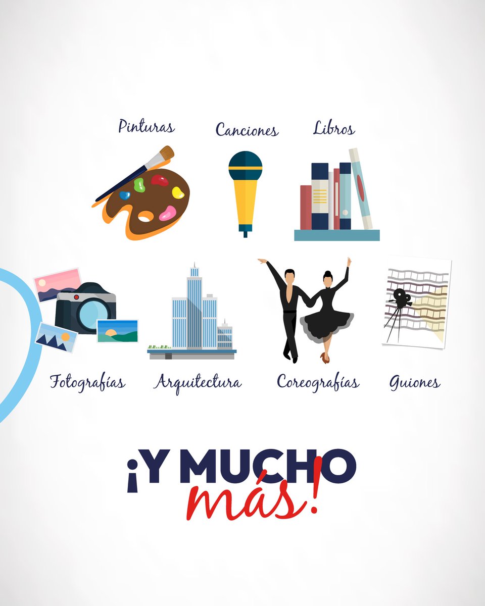 📢 ¿Sabías que puedes registrar mucho más que libros y canciones?
En la ONDA, protegemos la creatividad en todas sus formas. 🎨🎶📚📸

✅ Obras que puedes registrar:
🖼️ Pinturas
🎵 Canciones
📖 Libros
📷 Fotografías
🏛️ Arquitectura
💃 Coreografías
📝 Guiones
¡Y muchos más!