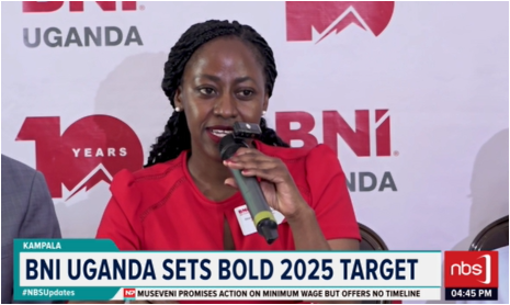 Business Network International Uganda is celebrating a decade of transformative impact in the country’s business landscape, with bold ambitions for 2025. 

<a href="/victor_tayebwa/">Victor Tayebwa</a> 

#NBSAt430 #NBSUpdates