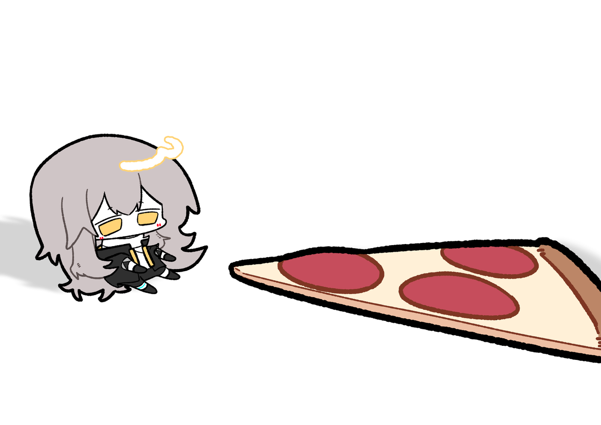 77_nyamaru's tweet photo. 🍕🍕🍕#kafstel #HonkaiStarRail https://t.co/5tYvcfhqVq