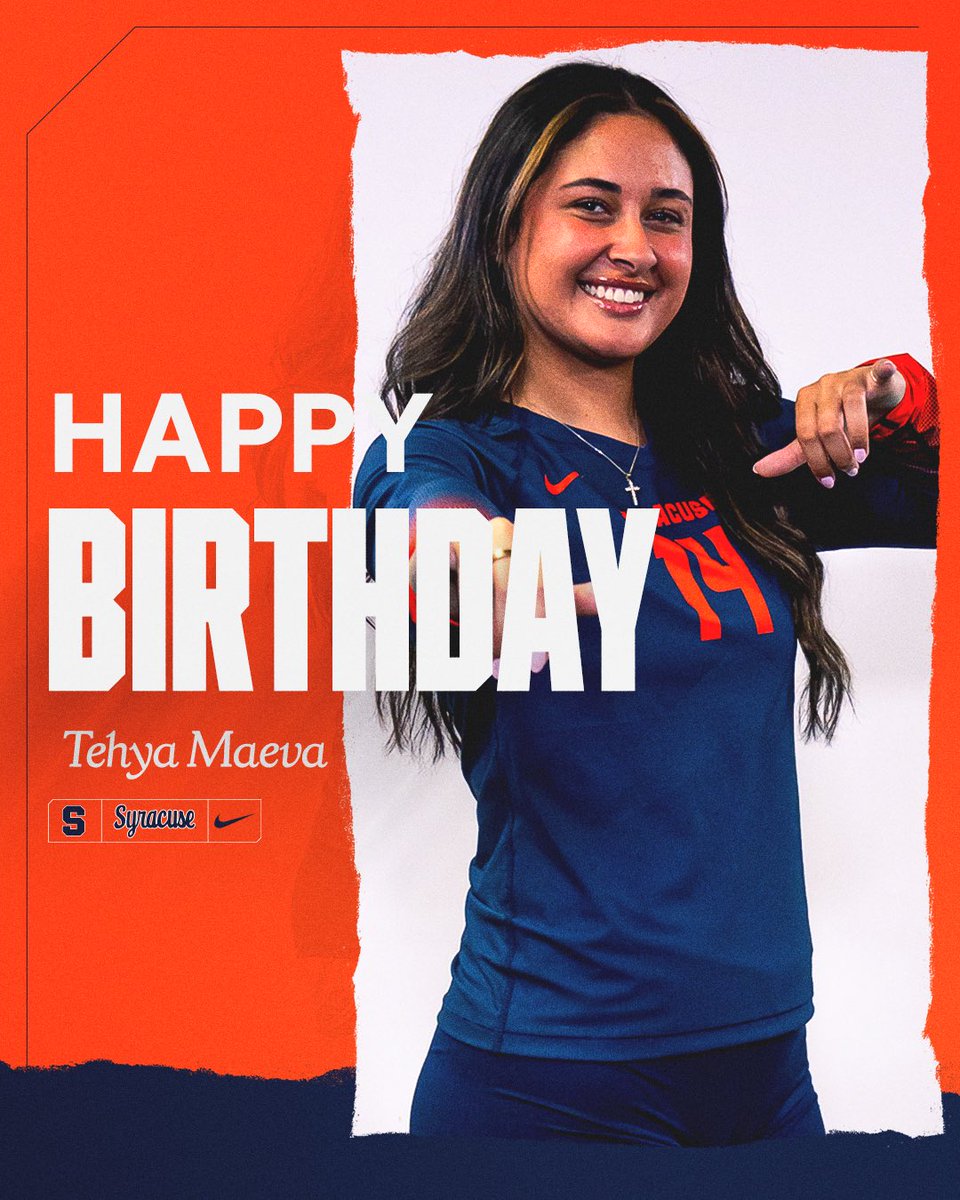 CuseVB's tweet image. Wishing Tehya a very happy birthday! 🥳
#BackStronger | #TheRedemptionTour