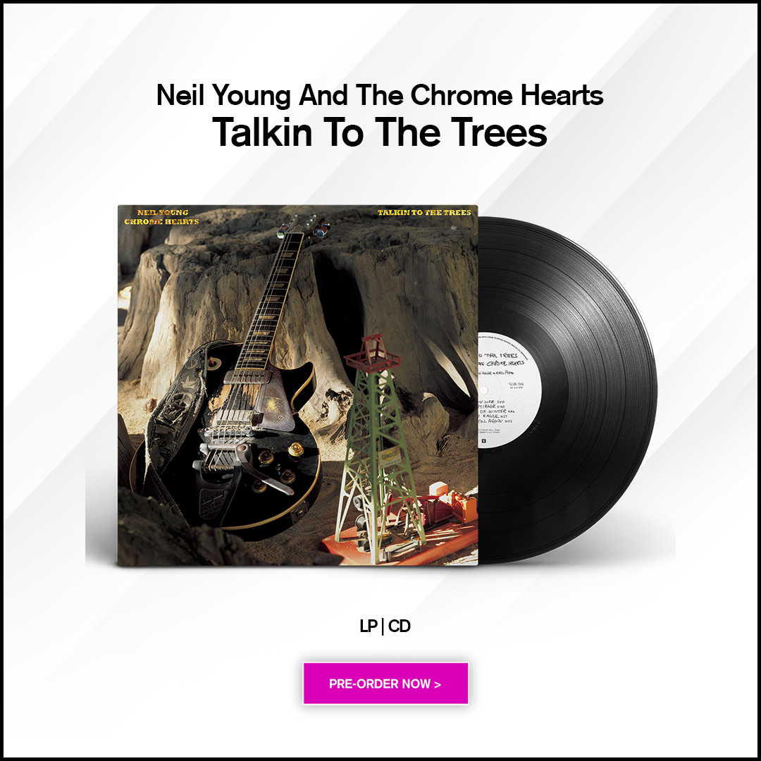 Advertisement for Neil Young's 'Talkin to the Trees' album