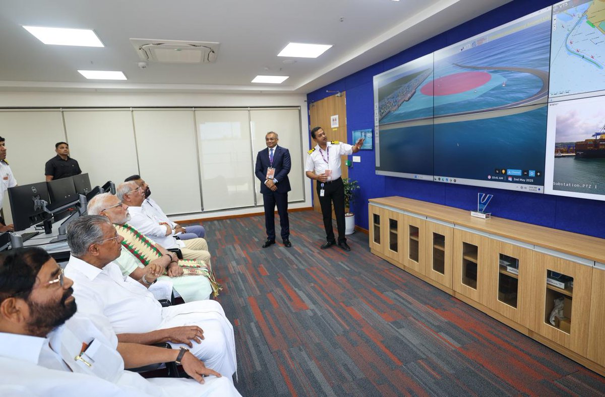 Ntcpwc_offcl's tweet image. National Technology Centre for Ports, Waterways & Coasts (#NTCPWC), @iitmadras signed an MOU with @PortOfVizhinjam in the #GlobalMaritimeIndiaSummit2023 for implementing the Indigenous Vessel Traffic Services system in Vizhinjam International Sea Port.
Today on May 2, 2025,…