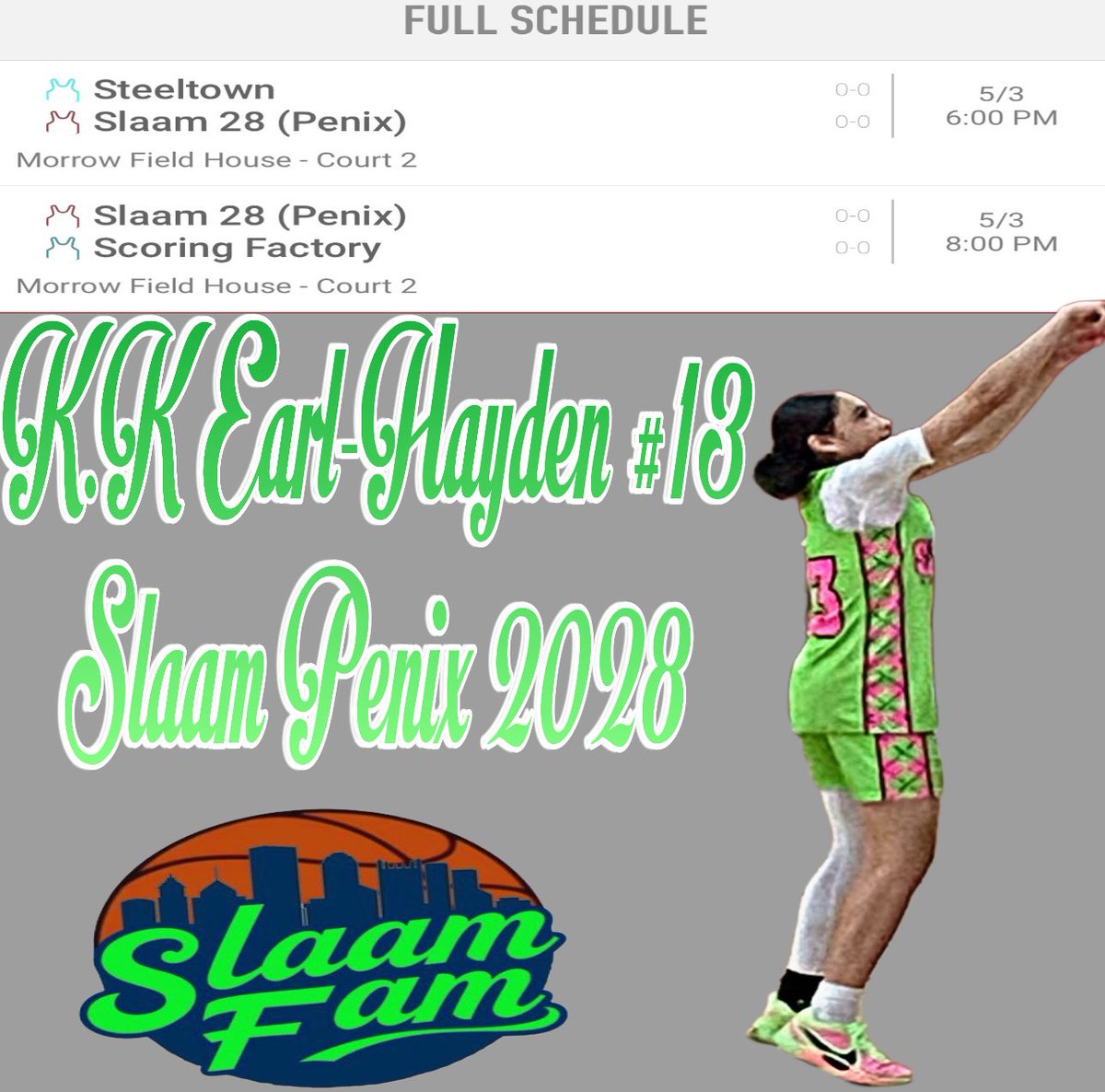 KaLeina Earl-Hayden (@kaleina_eh) on Twitter photo Come check us out in the legends jam fest this weekend first two game are at Slippery Rock university!! #letemknow #dawgs <a href="/SLAAMBASKETBALL/">slaambasketball</a> <a href="/SLAAM28Penix/">SLAAM 28 Penix</a> <a href="/SRUWBB/">Slippery Rock WBB</a> Come check us out in the legends jam fest this weekend first two game are at Slippery Rock university!! #letemknow #dawgs <a href="/SLAAMBASKETBALL/">slaambasketball</a> <a href="/SLAAM28Penix/">SLAAM 28 Penix</a> <a href="/SRUWBB/">Slippery Rock WBB</a>