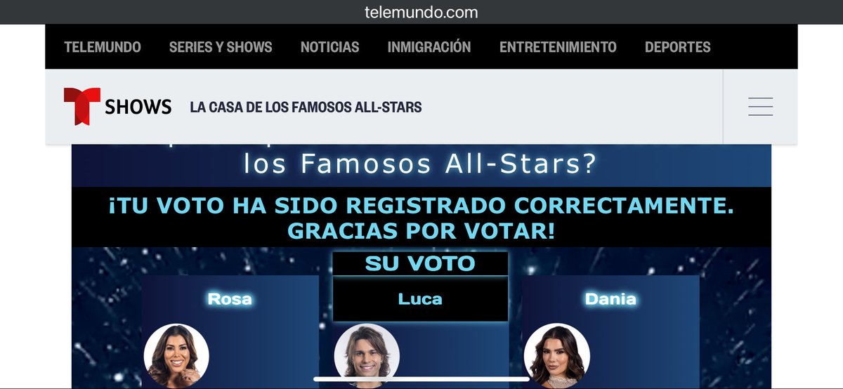karinasadl16's tweet photo. Ya habeis votado por rosa Y en especial POR LUCA
#SALVARLUCA
#ELBAMBINO
HOY ES BUEN DÍA PARA HACER TENDENCIA DE
#LavenganzaDelTATA
Como dijo Luca
#LCDLFAllStars #LaCasaDelLosFamosoCol #TEAMPALULU
#LucaOnestini2M https://t.co/CQGXeDMYXs