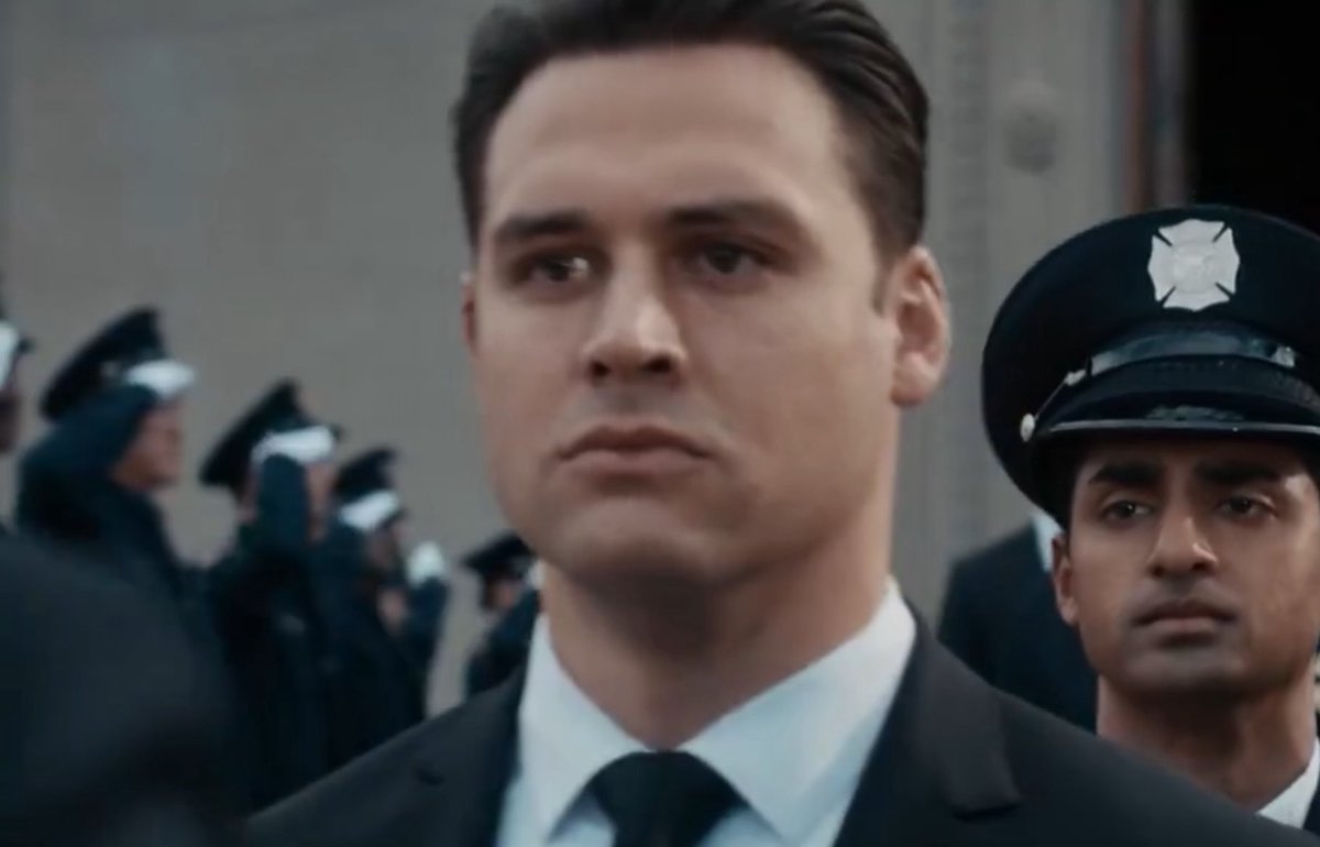 oneofthesirens's tweet photo. okay im ready to analyse eddie: the jaw clench, the tears reflected in his eyes and his stiff posture during the entire procession like he was falling back into being into the role of a solider. how tightly contained his grief was and yet how prominent it was. https://t.co/3Ir1lCUSVy