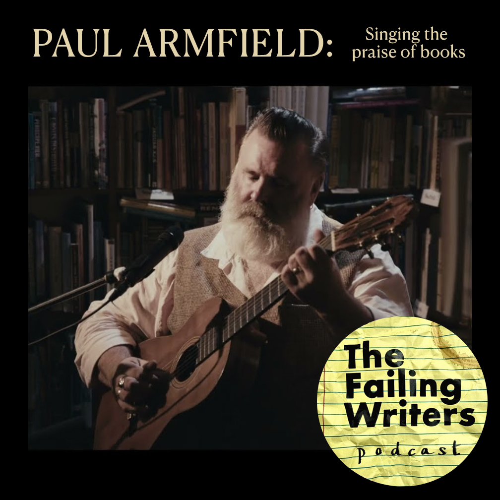 failingwriterspodcast (@failingwriters) on Twitter photo Songs about books?
Yes please! Check out <a href="/thepaularmfield/">Paul Armfield</a> ’s latest album - Between the Covers - and marvel not just at the bloody great title, but the luscious music too! He’s on tour this month and next.
We had a lovely chat on the pod. Have a little shuftie - Link’s in our bio Songs about books?
Yes please! Check out <a href="/thepaularmfield/">Paul Armfield</a> ’s latest album - Between the Covers - and marvel not just at the bloody great title, but the luscious music too! He’s on tour this month and next.
We had a lovely chat on the pod. Have a little shuftie - Link’s in our bio