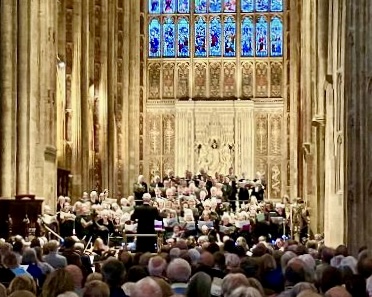 Last night, the Sherborne Festival Chorus performed a powerful &amp; moving opening concert to a capacity audience that set the tone beautifully for the week ahead. Huge thanks to the 140 local singers, brilliant soloists, &amp; the Chameleon Arts Orchestra for such a memorable evening.