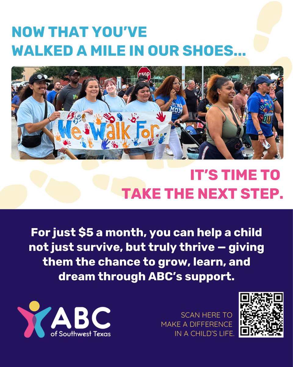 Still in awe of the ABC Walk for Autism. Your support makes it all possible. Now that you’ve walked with us, take the next step, become a monthly donor. Every dollar helps a child thrive. secure.everyaction.com/2GrF2XhRyUa9Y5…