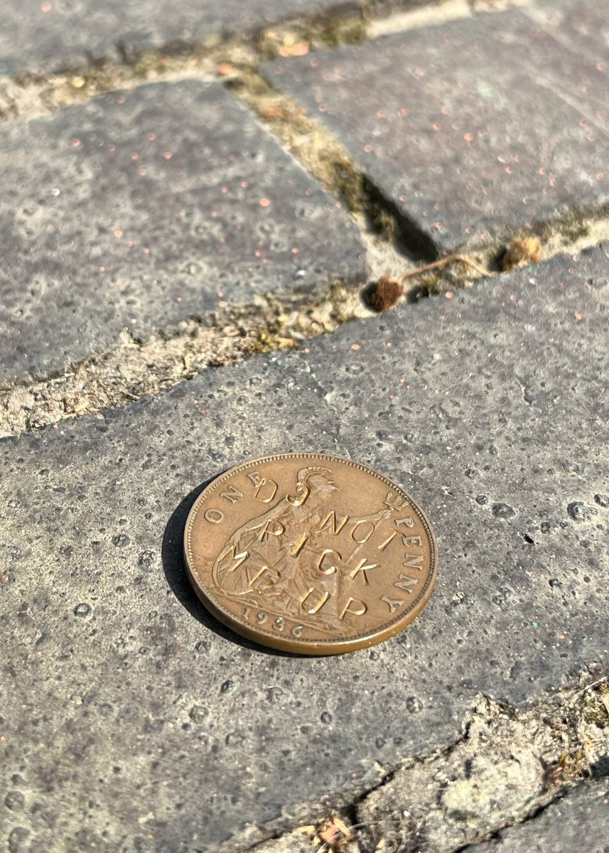 Do not pick me up

#pennydrops