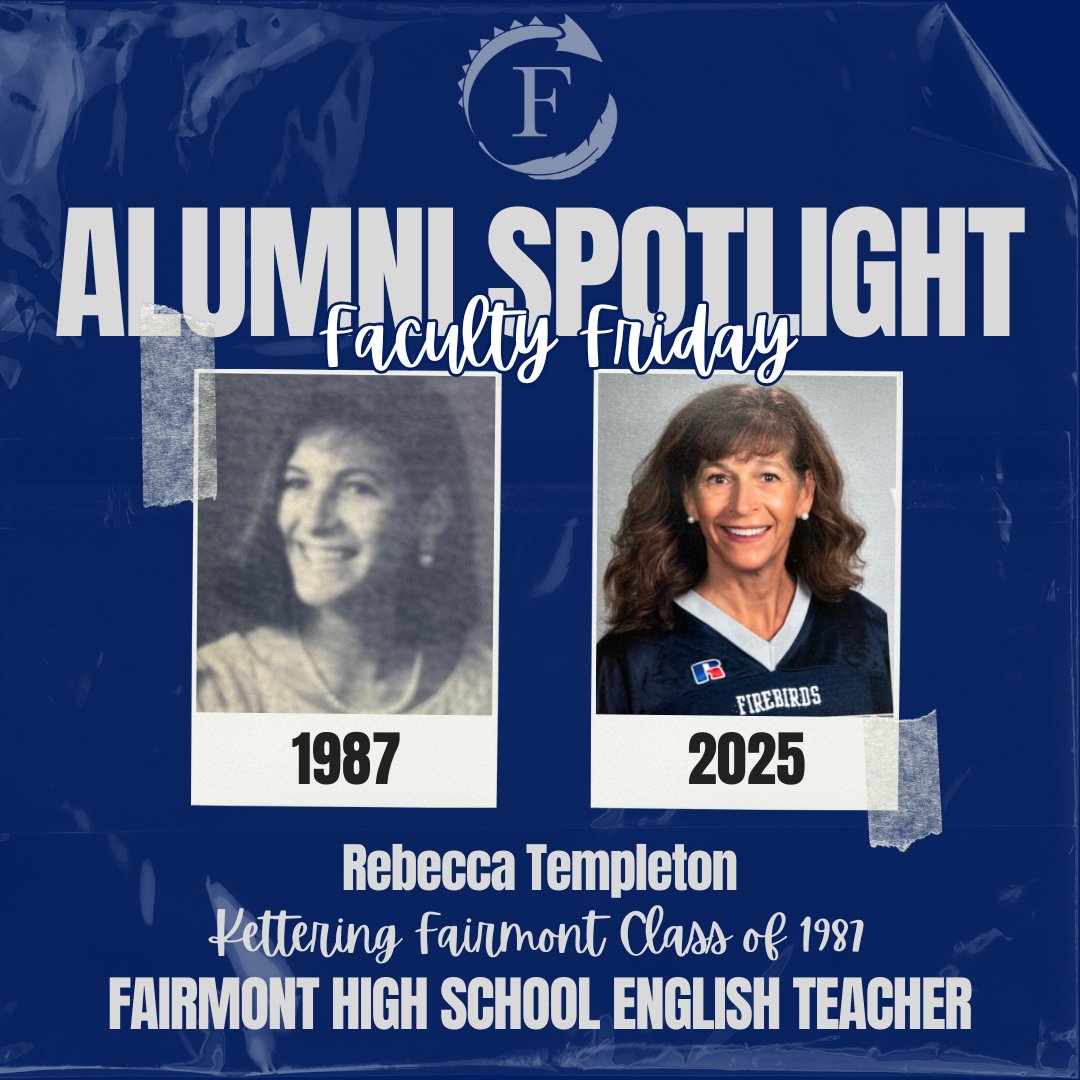 Meet Rebecca Templeton, class of '87! 🎉 A hiker, runner, and dedicated teacher, she inspires students daily. Proud Firebird! #EverFaithful #alumni #spotlight #legacy #tradition #excellence #Firebirds