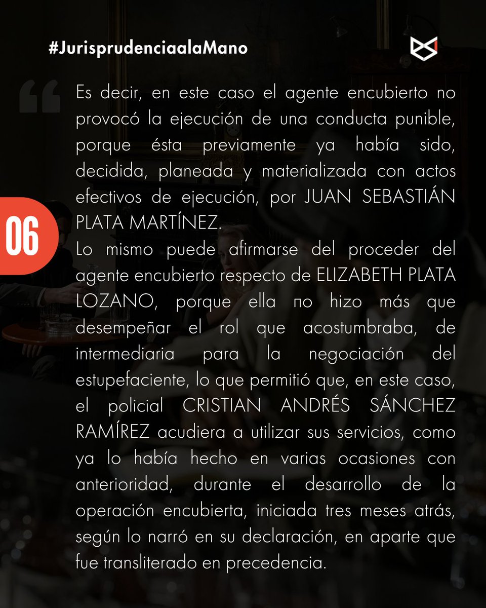 RsanabriaCo's tweet photo. 💬 Conclusión: el agente no provocó el crimen, solo confirmó una conducta delictiva en curso.

#JurisprudenciaALaMano #RSanabriaProtecciónPenal #AgenteEncubierto #DelitoProvocado #TráficoDeEstupefacientes #ExclusiónProbatoria #IterCriminis #DerechoPenal https://t.co/rdyawQ5dSZ