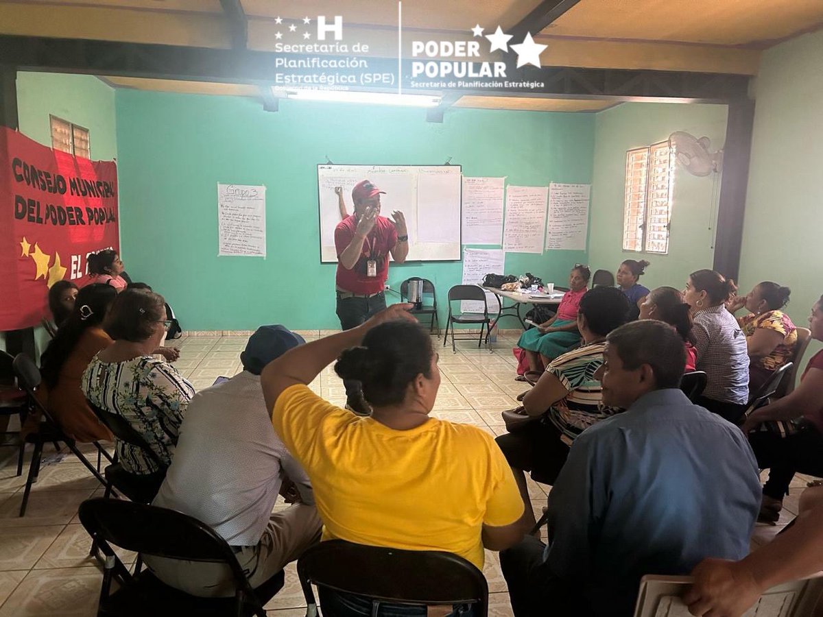 PoderPopularhn's tweet photo. 🔴⚫️ La Unidad de Organización del @PoderPopularhn realizó un taller de seguimiento con el #CMPP de El Triunfo, Choluteca.
La actividad se llevó a cabo en el barrio El Centro, y contó con la participación de 21 personas provenientes de 14 aldeas del municipio. https://t.co/W0Ds5ZKeiB