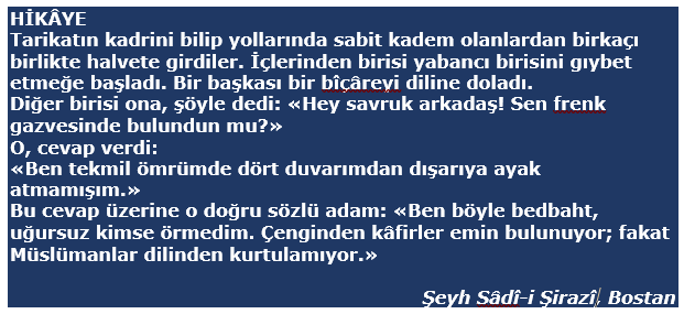 3TurhanK7's tweet photo. "...Cenginden kâfirler emin bulunuyor; fakat müslümanlar dilinden kurtulamıyor..." https://t.co/atog3euITz