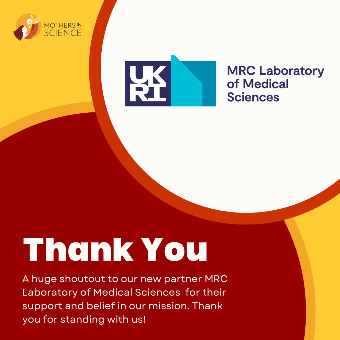 Mothers in Science (@mothersinsci) on Twitter photo We’re thrilled to welcome <a href="/MRC_LMS/">MRC Laboratory of Medical Sciences (LMS)</a> as a new partner! Their commitment to diversity, equity & inclusion in STEMM and to breaking systemic barriers is inspiring. Together, we’re advancing gender equity & empowering mothers in STEMM. Learn more: tinyurl.com/36xnr68x #WomenInSTEM We’re thrilled to welcome <a href="/MRC_LMS/">MRC Laboratory of Medical Sciences (LMS)</a> as a new partner! Their commitment to diversity, equity & inclusion in STEMM and to breaking systemic barriers is inspiring. Together, we’re advancing gender equity & empowering mothers in STEMM. Learn more: tinyurl.com/36xnr68x #WomenInSTEM